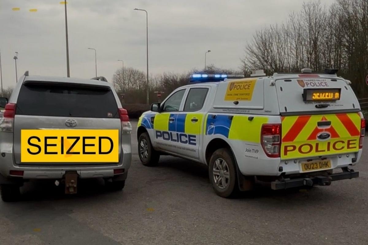 Several vehicles stopped and seized in Oxfordshire police crackdown