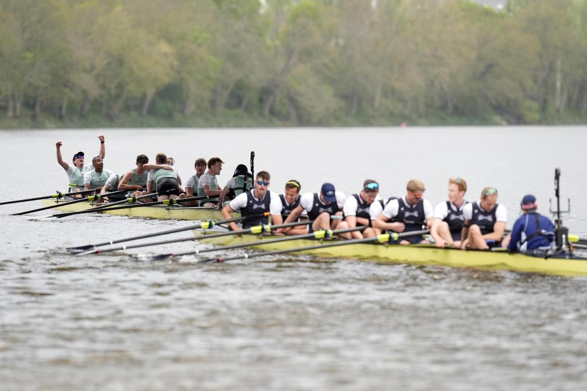 Cambridge University SMASH Oxford in 170th Boat Race