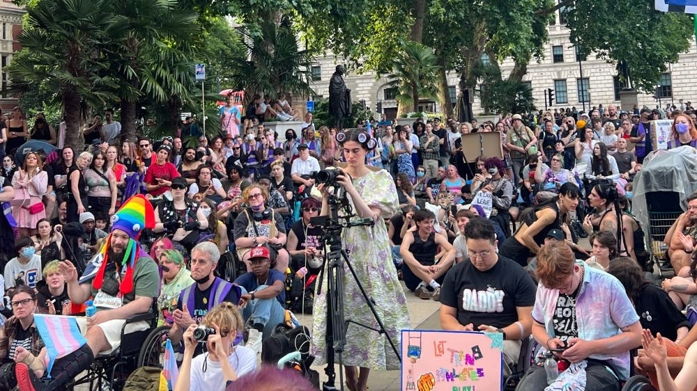 London Trans Pride sees ‘record-breaking turnout of 100,000 people'