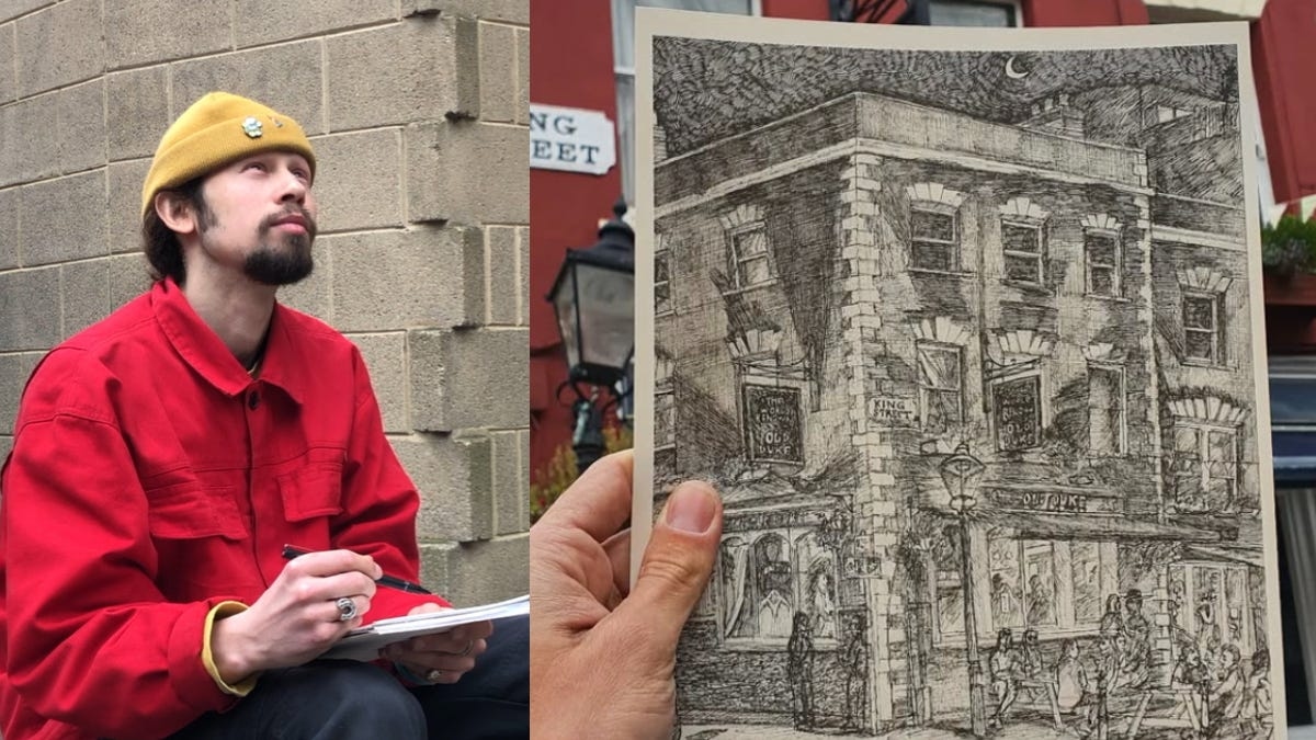 Artist draws Bristol's pubs to celebrate ‘one of the best things' about Britain