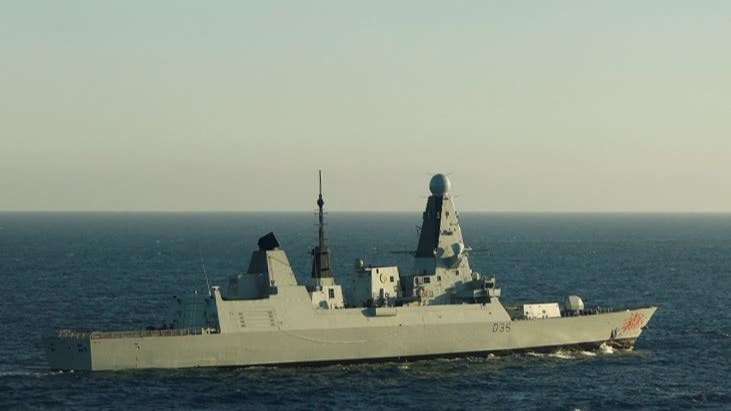Russian vessels in UK waters tracked by Royal Navy for second time this month