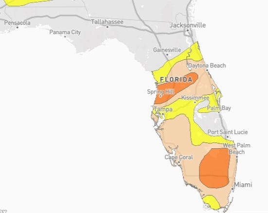 Number of wildfires burning in Florida climbs as dry conditions continue. Where, what to know