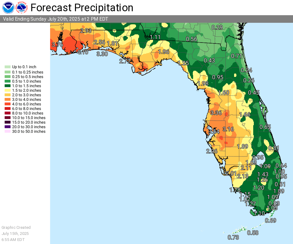 What can Florida expect as Invest 93L crosses state, even if it doesn't become tropical storm?