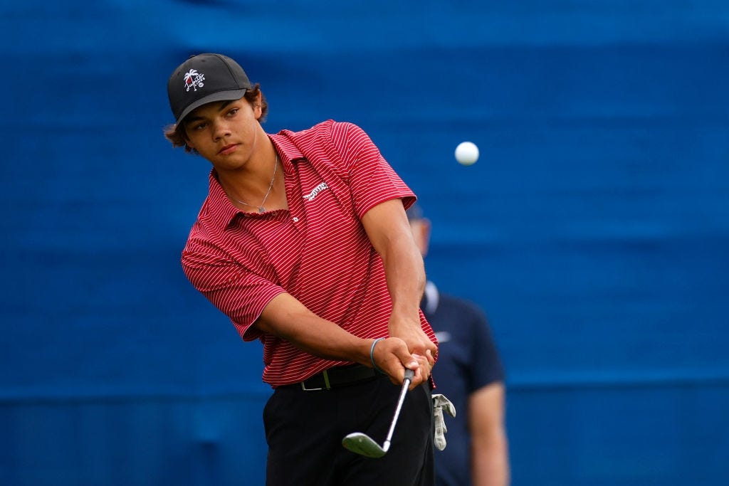 Charlie Woods, Cameron Kuchar commit to Junior Players, will walk in fathers' footsteps