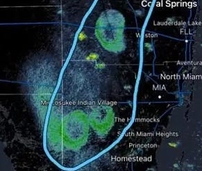 'Roost rings' picked up in South Florida by National Weather Service radar
