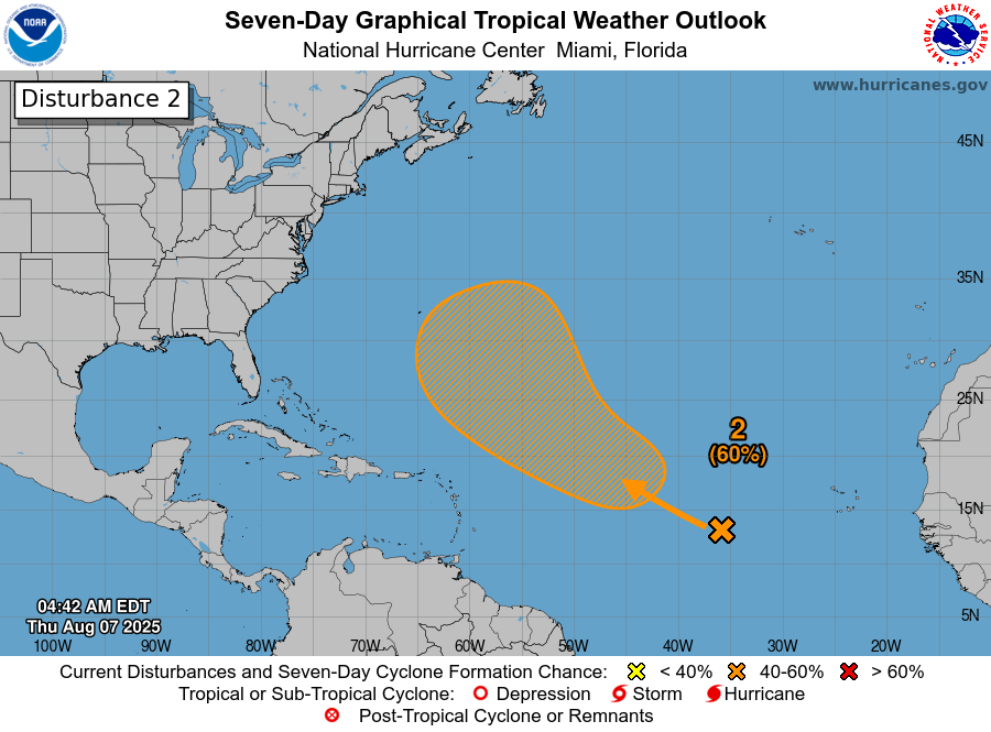 National Hurricane Center tracking Invest 96L. See spaghetti models