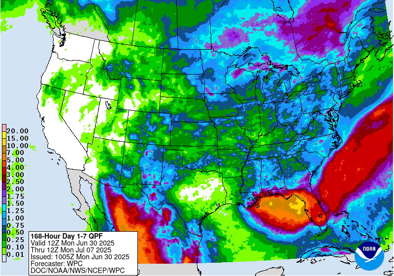 In a word, wet. What's ahead for much of Florida through Fourth of July holiday