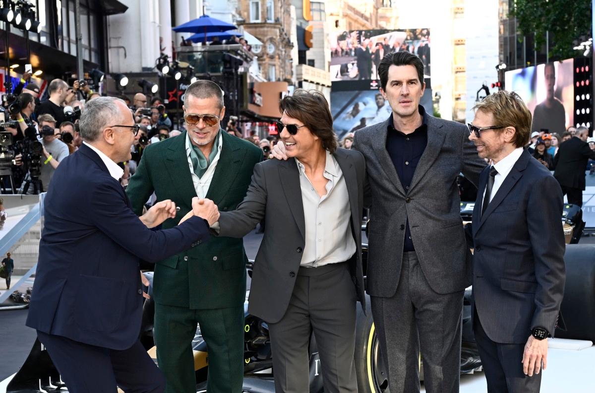 Two Movie Icons Reunite for First Time in 24 Years at 'F1' Premiere