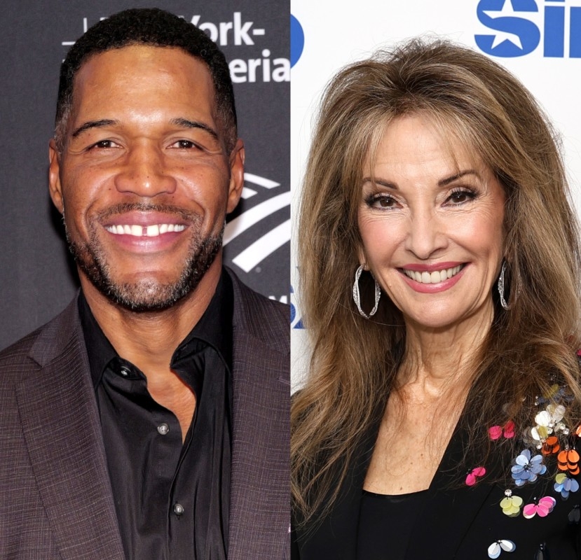 Susan Lucci Throws Water in Michael Strahan's Face During Morning Show Appearance