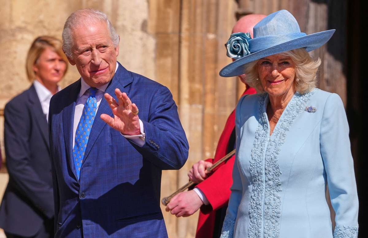 William and Kate Absent Again As King Charles and Camilla Attend Royal Easter
