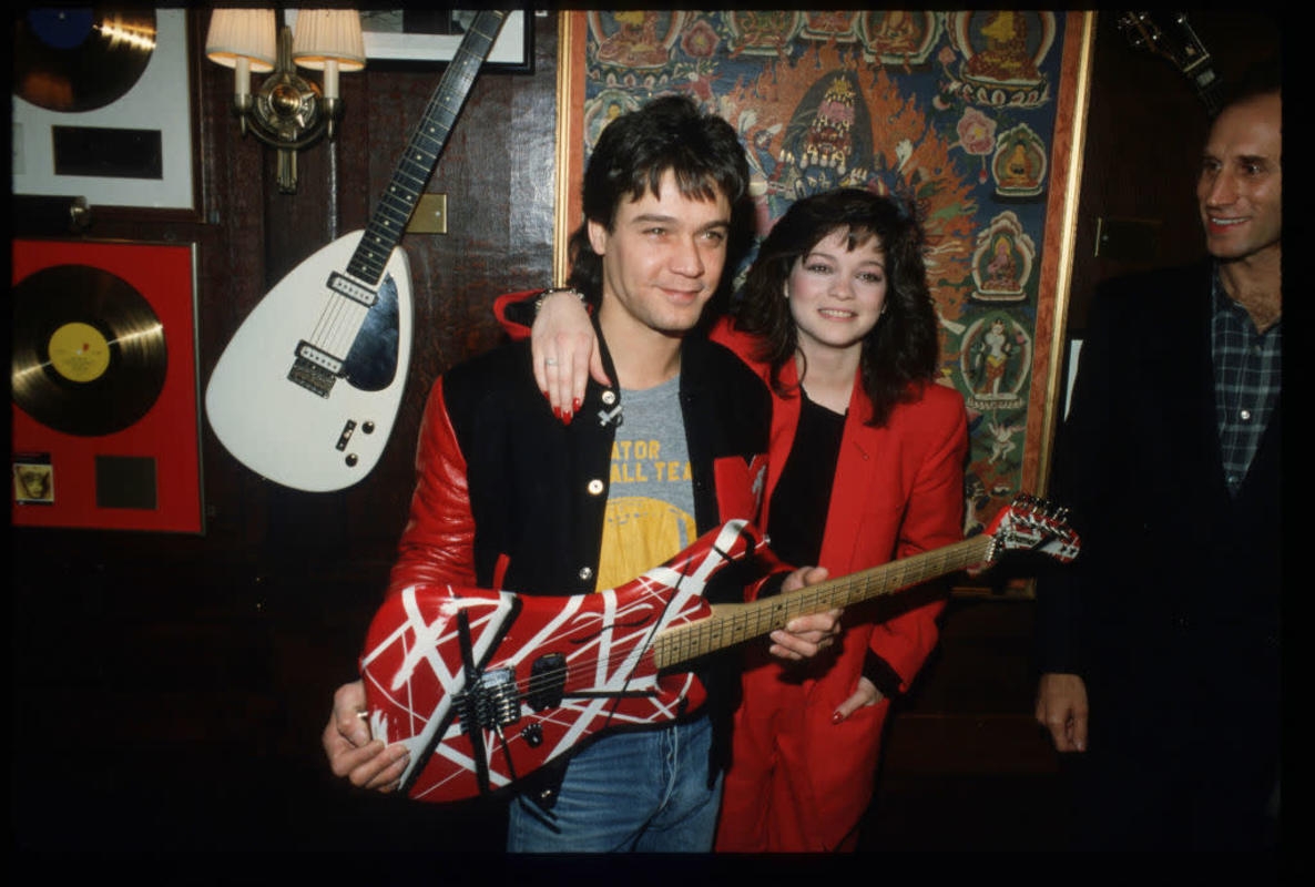 Valerie Bertinelli Shares 'Awesome' Flashback Photo Posing With Her Legendary Late Ex-Husband's Guitar