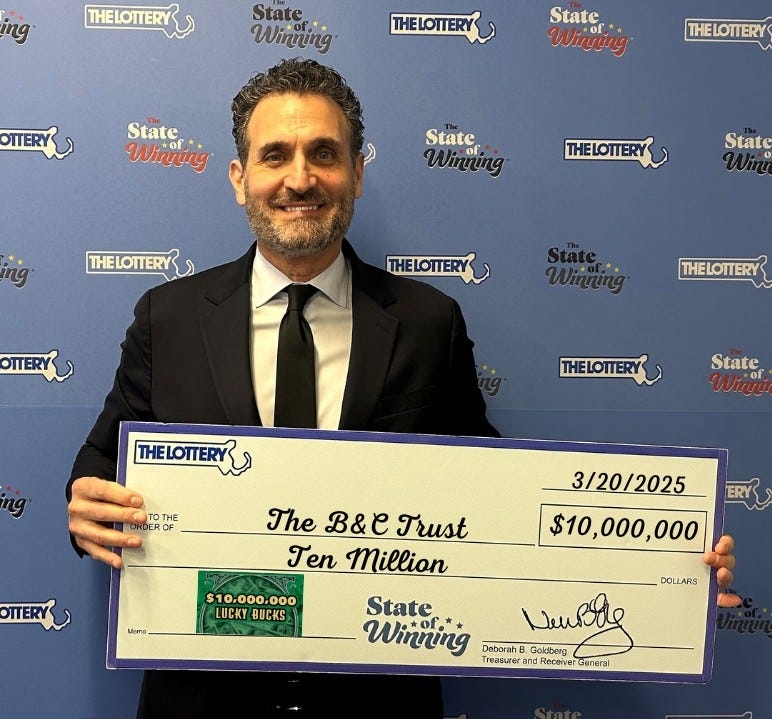 Mass. Lottery win: Gas station customer fills more than their gas tank