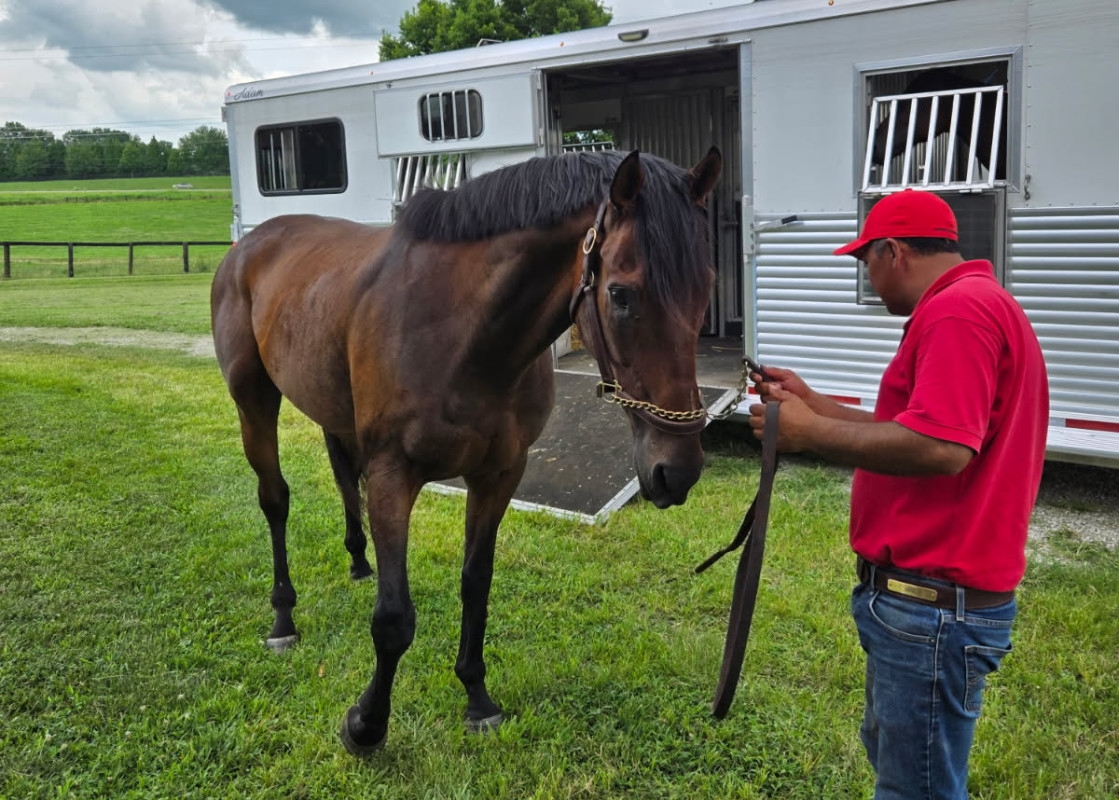 Old Friends Welcomes Namesake Stakes Winner Flatlined