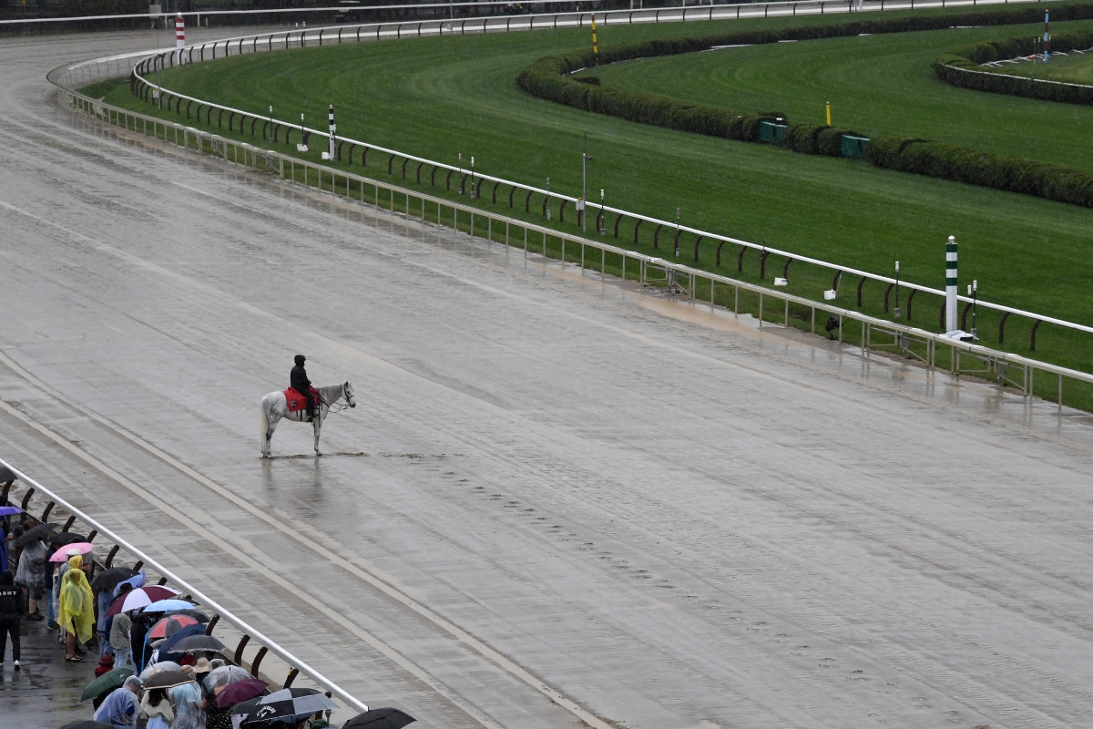 Despite Turf Washout, Two Postponed Races, Belmont Stakes Day Handle Tops $101 Million