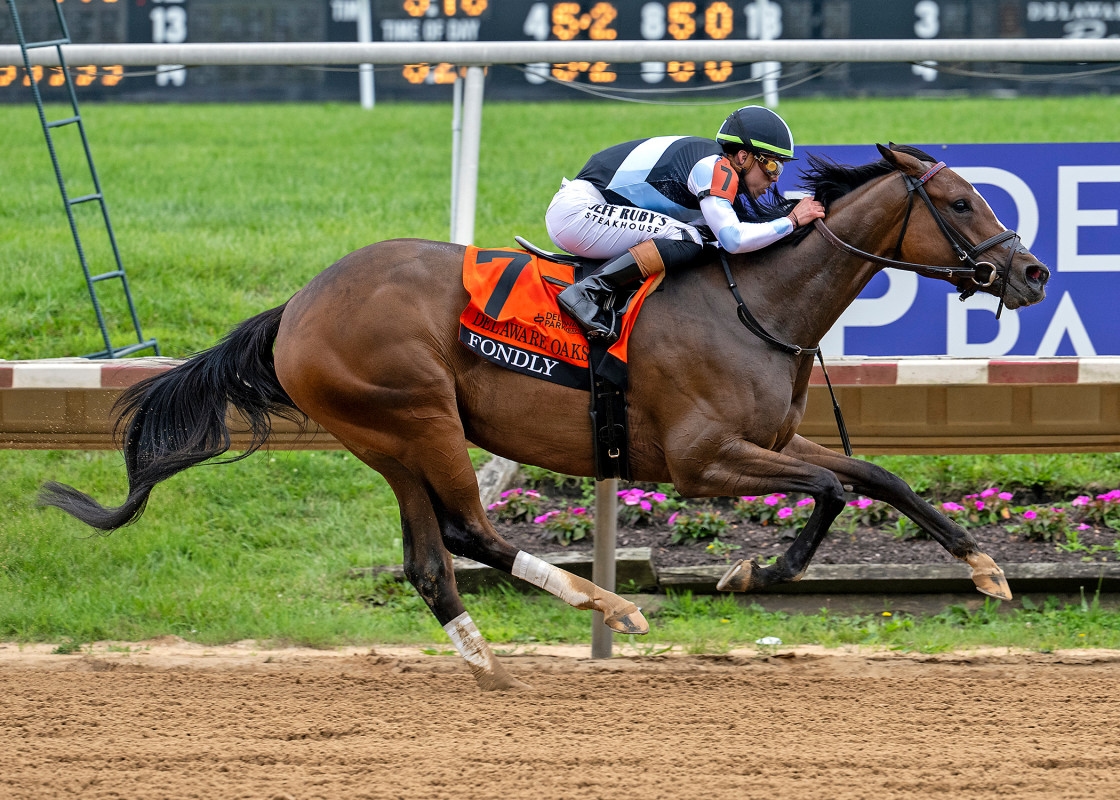 ‘Very Brave': Fondly After Third Oaks Win In Monmouth Oaks