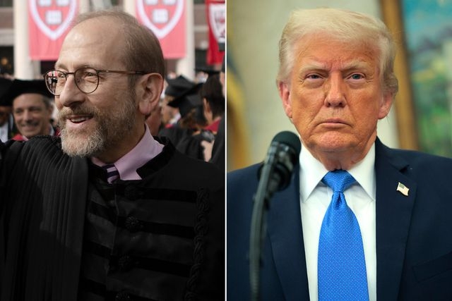 Harvard University President Gets Standing Ovation After Taking Dig at Trump During Graduation Speech