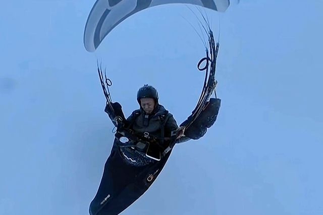 A Paraglider Got Caught in a 'Cloud Suck' and Nearly Froze to Death Miles Above the Earth: Watch the Terrifying Viral Footage