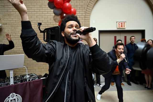 The Weeknd and Jimmy Fallon Crash Fordham University's Graduation Party with a Big Performance
