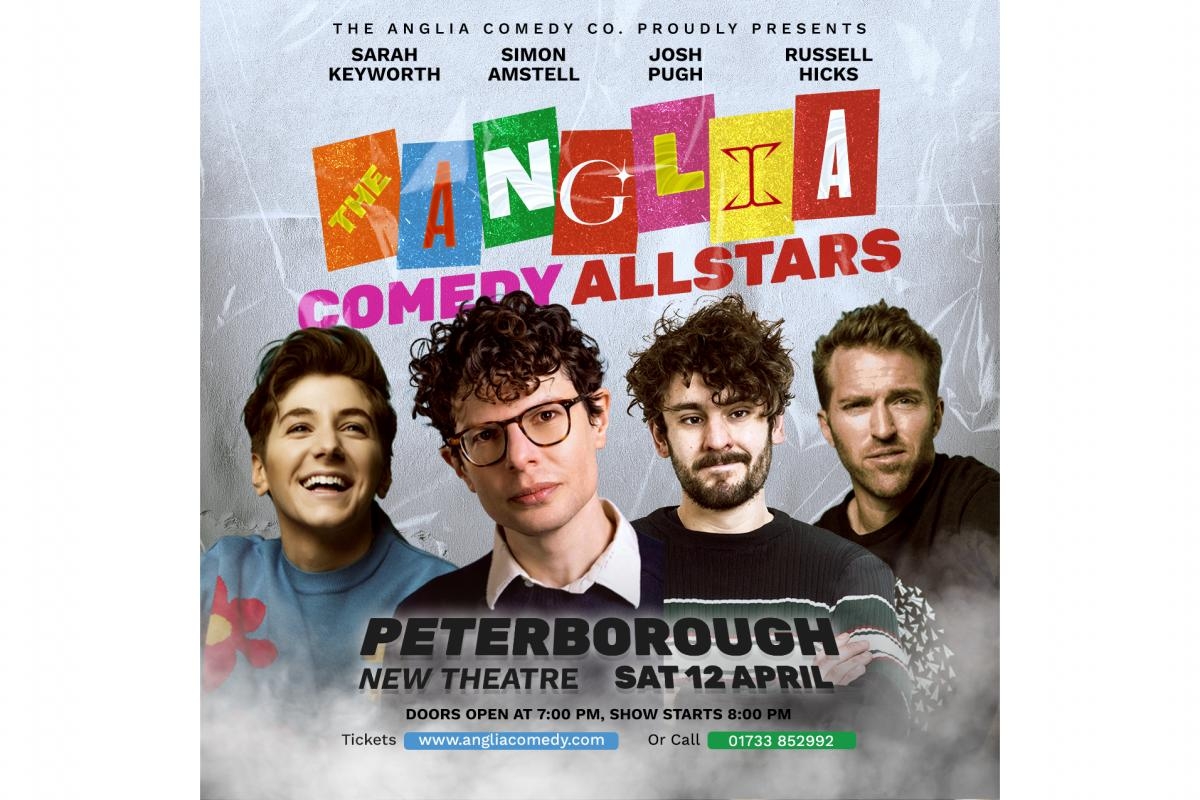 Comedy stars set to perform at Peterborough theatres
