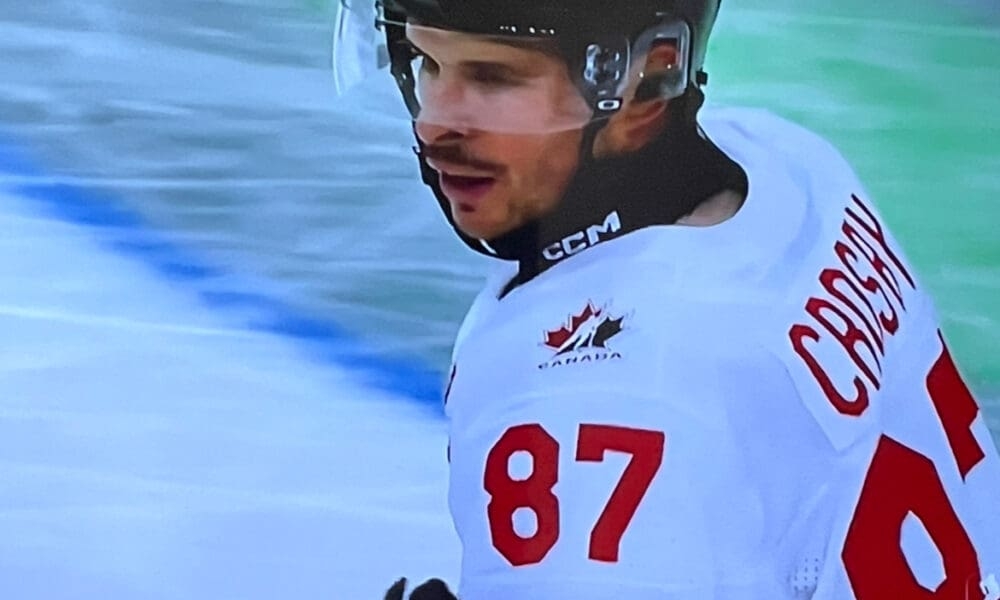 Crosby Quiet in Team Canada Opener; Fleury Watches