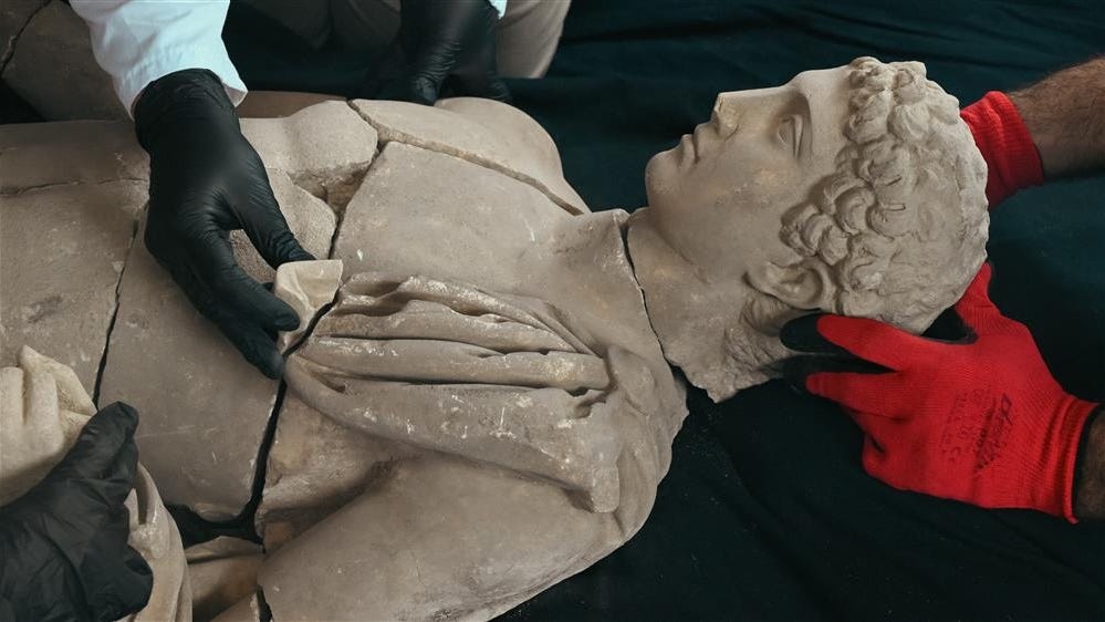 Archaeologists Found a Majestic Ancient Statue of Hermes Buried Under a Fountain