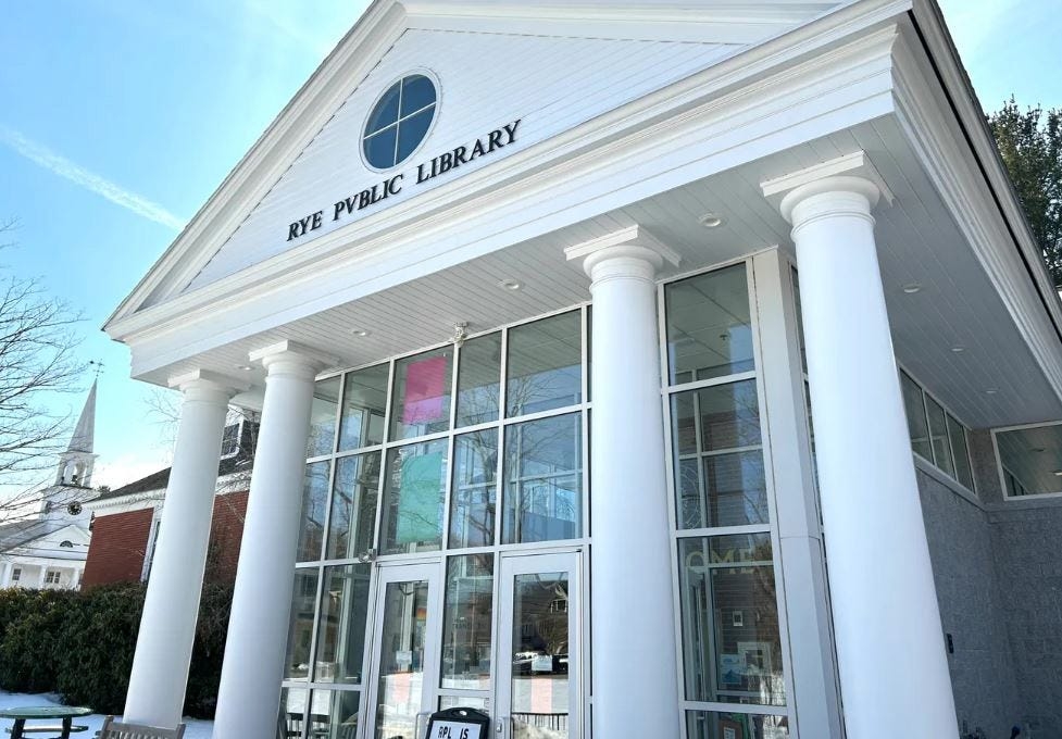 Rye Republicans: Our Rye Public Library, elected representatives, and why it matters!