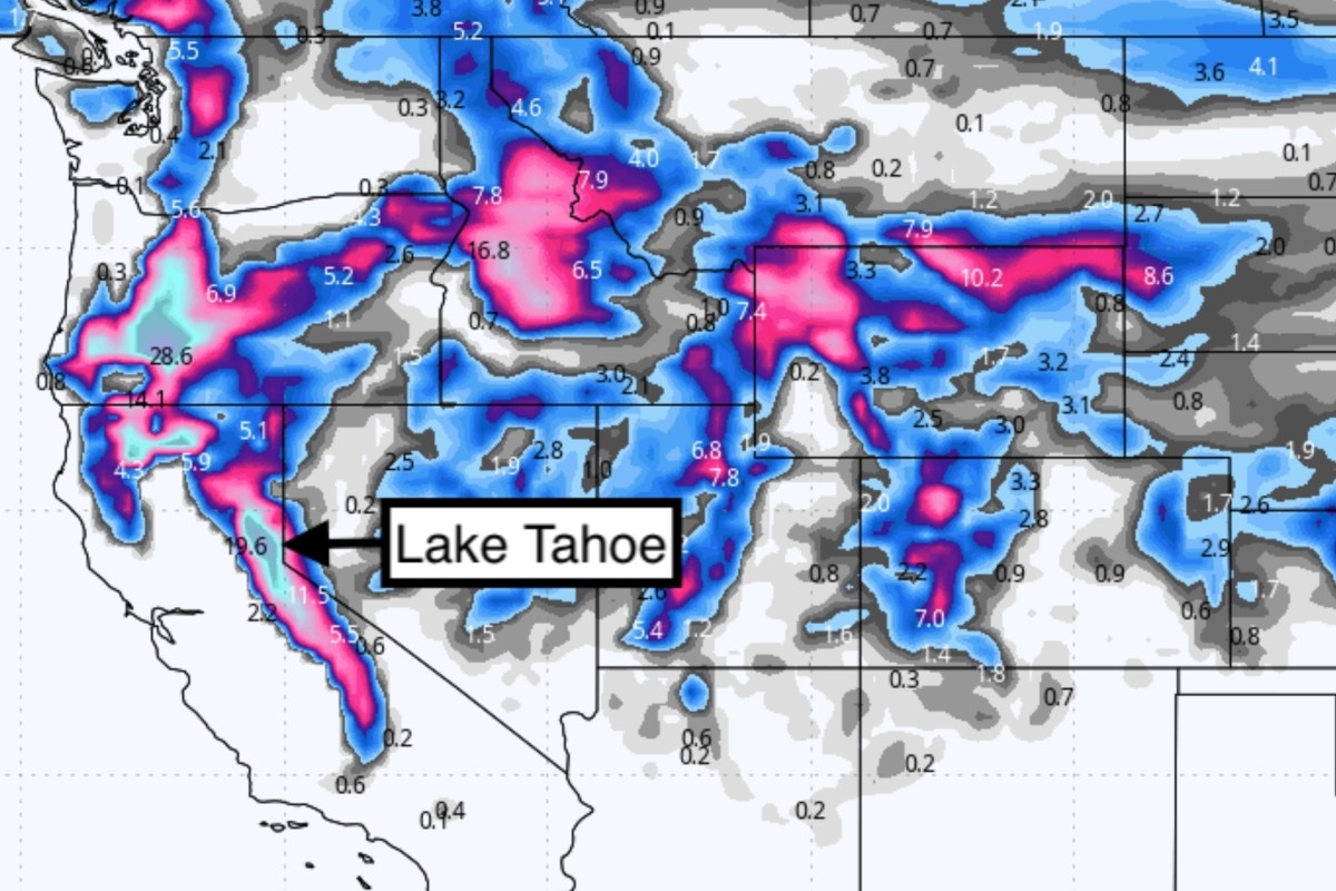 March Madness Continues: 23+ Inches Forecasted for California Ski Resorts