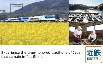 Just a short ride from major cities in Japan on Kintetsu's sightseeing trains!