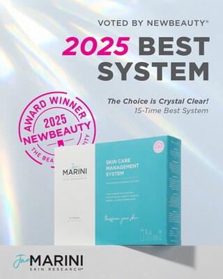 Jan Marini Skin Research Celebrates 15th Consecutive NewBeauty Award for Best Skin Care System