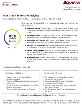 Equifax Redesigns U.S. Consumer Credit Report to Help Consumers More Easily Monitor Financial Health