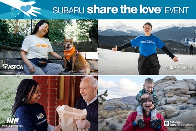 SUBARU SHARE THE LOVE® EVENT RAISES RECORD $31.7 MILLION IN CHARITABLE DONATIONS
