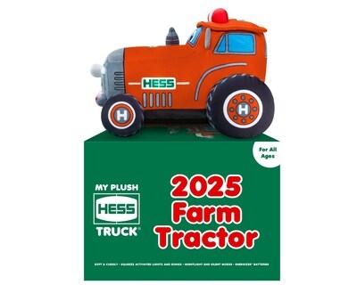 Hess Announces First Plush Farm Tractor