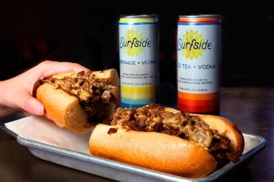 SURFSIDE LAUNCHES NEW "SURF N' TURF" CAMPAIGN CELEBRATING NATIONAL CHEESESTEAK DAY AND COCKTAIL DAY WITH FUN TWIST
