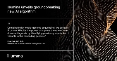 Illumina unveils PromoterAI, a groundbreaking algorithm to accelerate insights for rare disease diagnosis