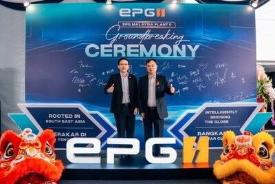 The groundbreaking ceremony for EPG's second factory in Malaysia was held