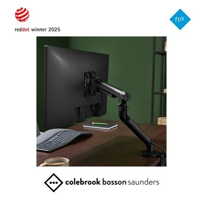 Flo Monitor Arm by Colebrook Bosson Saunders Redefines Human-Centric Workspaces at ORGATEC TOKYO