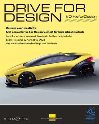Design a Dream Chrysler Vehicle of the Future: Stellantis Looks to Inspire High School Students With 2025 Drive for Design Contest