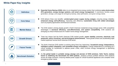 Frost & Sullivan Releases White Paper on Energy Security as Jackery Introduces Essential Home Backup Systems to North American Market