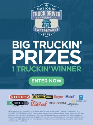 Fourth Annual National Truck Driver Appreciation Sweepstakes Underway