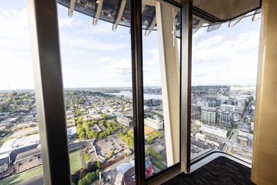 READY FOR LAUNCH: SEATTLE'S SPACE NEEDLE DEBUTS NEW, DOUBLE DECK ELEVATOR
