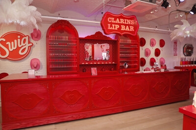 Clarins Debuts Sweetheart Saloon: A Two-Day Lip Bar Pop-Up in SoHo