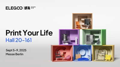 ELEGOO to Make IFA Debut, Bringing 3D Printing into Everyday Life