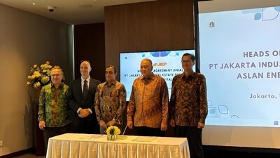 Aslan Energy Capital and JIEP Sign Heads of Agreement to Develop East Jakarta's Renewable-Powered Hyperscale Data Center