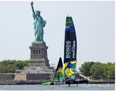 HUGH JACKMAN AND RYAN REYNOLDS TAKE THE HELM AS CO-OWNERS OF THE 'BONDS FLYING ROOS', AUSTRALIA'S SAILGP TEAM