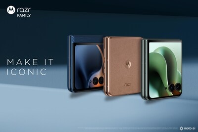 Motorola announces next-gen motorola razr family in North America, introducing ai-powered flip phones across three tiers