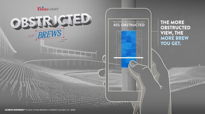 Coors Light Turns Obstructed Views into Chill Brews for Baseball Home Openers