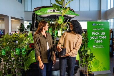 SUBARU AND THE ARBOR DAY FOUNDATION LAUNCH THE LARGEST CORPORATE TREE DISTRIBUTION PROGRAM IN THE NON-PROFIT'S HISTORY