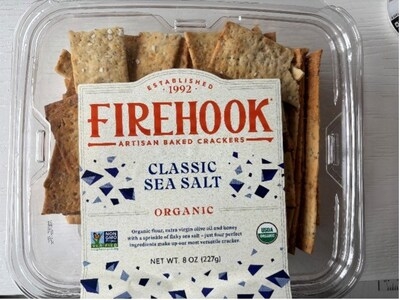 FIREHOOK OF VIRGINIA ISSUES ALLERGY ALERT ON UNDECLARED SESAME IN CLASSIC SEA SALT CRACKERS