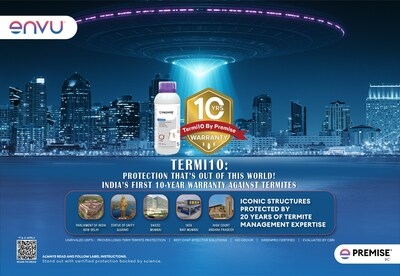 Envu Introduces India's First Certified 10-Year Termite Warranty with Premise
