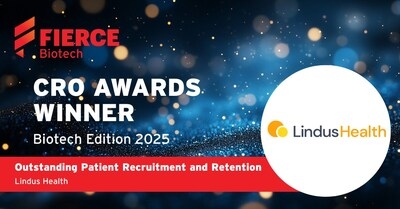 Lindus Health Named Fierce CRO Award Winner in the Outstanding Patient Recruitment and Retention Category